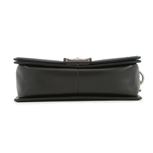 シャネル チェーンショルダーバッグ ココマーク マトラッセ ボーイシャネル ラムスキン A67086 CHANEL 黒