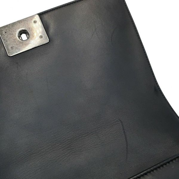 シャネル チェーンショルダーバッグ ココマーク マトラッセ ボーイシャネル ラムスキン A67086 CHANEL 黒