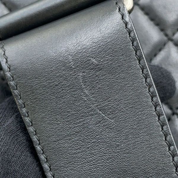 シャネル チェーンショルダーバッグ ココマーク マトラッセ ボーイシャネル ラムスキン A67086 CHANEL 黒