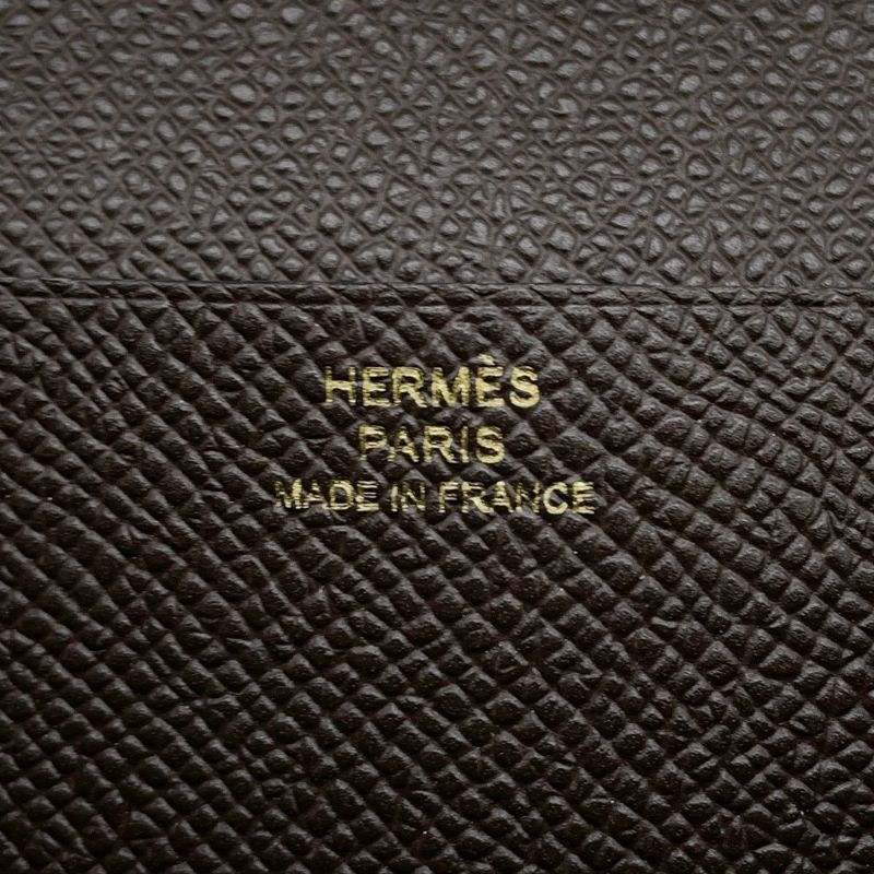エルメス 長財布 ベアンスフレ エベンヌ/ゴールド金具 エプソン Y刻印 HERMES 財布