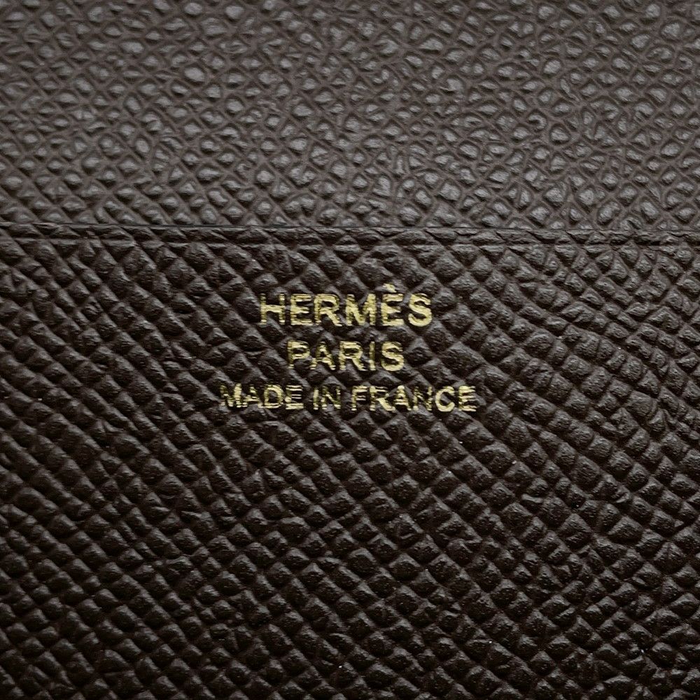 エルメス 長財布 ベアンスフレ エベンヌ/ゴールド金具 エプソン Y刻印 HERMES 財布