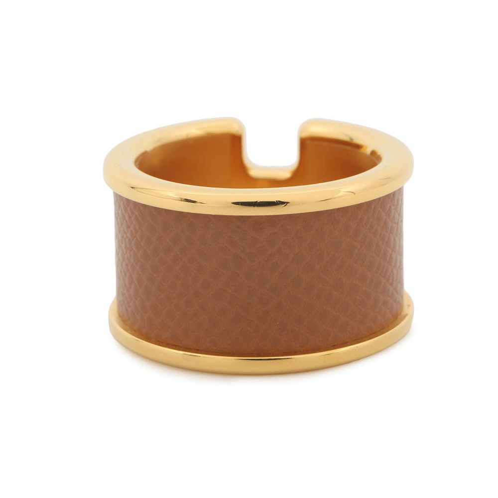 エルメス リング オランプGM ゴールド/ゴールド金具 エプソン サイズS HERMES 指輪