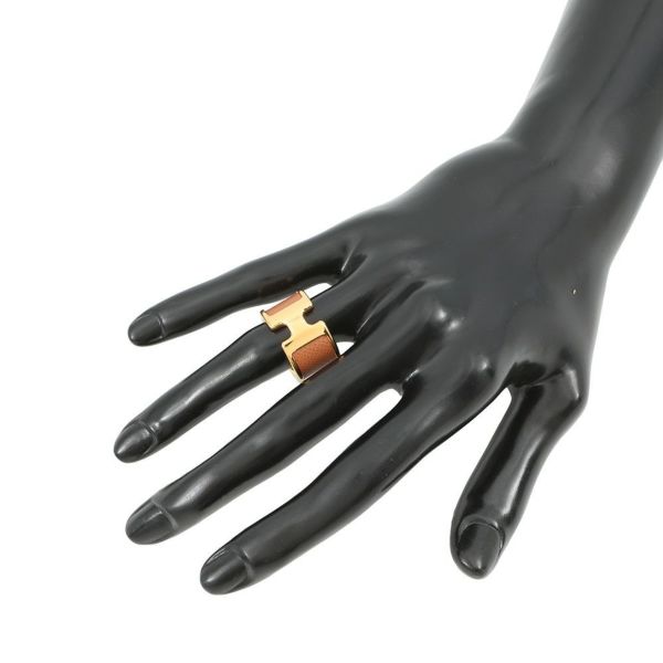 エルメス リング オランプGM ゴールド/ゴールド金具 エプソン サイズS HERMES 指輪