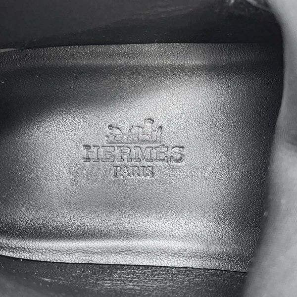 エルメス スニーカー H シェーヴル・ヴェロア ジャージー・テクニック レディースサイズ35 HERMES 靴 黒