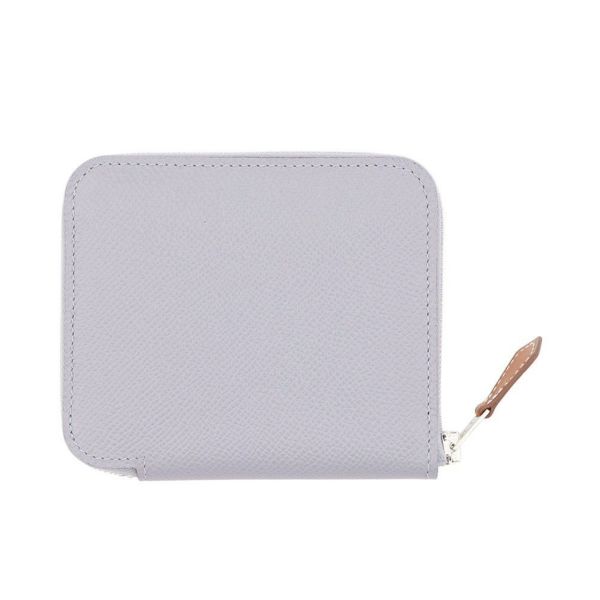 エルメス コインケース アザップコンパクト シルクイン グリパンタン/シルバー金具 エプソン K刻印