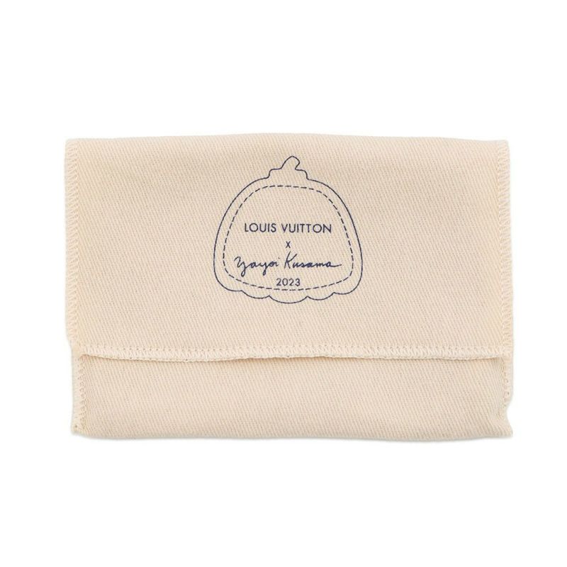 ルイヴィトン カードケース モノグラム・エクリプス/ペインティッド ドット LV × YK オーガナイザー ドゥポッシュ M81928 ブラック 黒