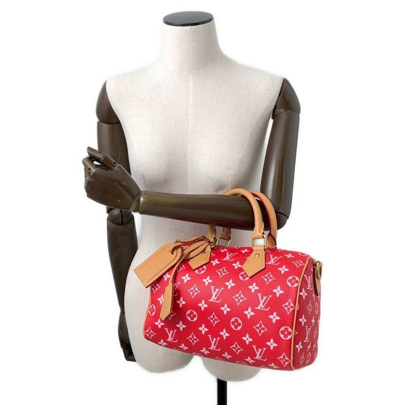 ルイヴィトン ハンドバッグ カーフレザー/モノグラム スピーディ P9 バンドリエール25 M24425 2way