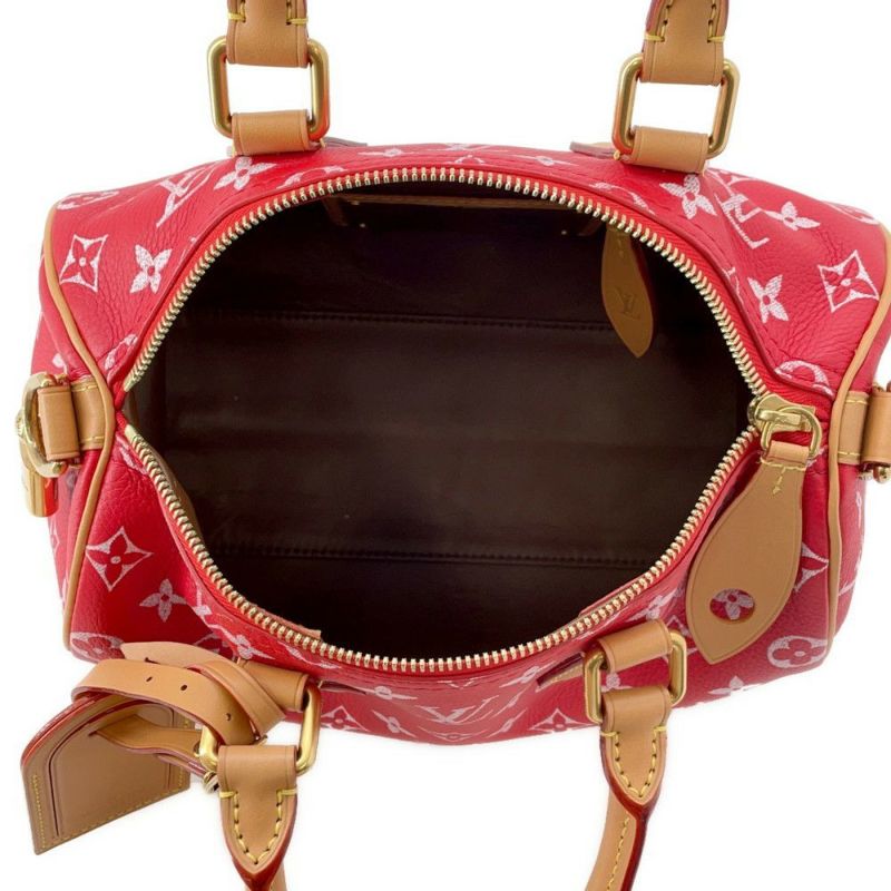 ルイヴィトン ハンドバッグ カーフレザー/モノグラム スピーディ P9 バンドリエール25 M24425 2way