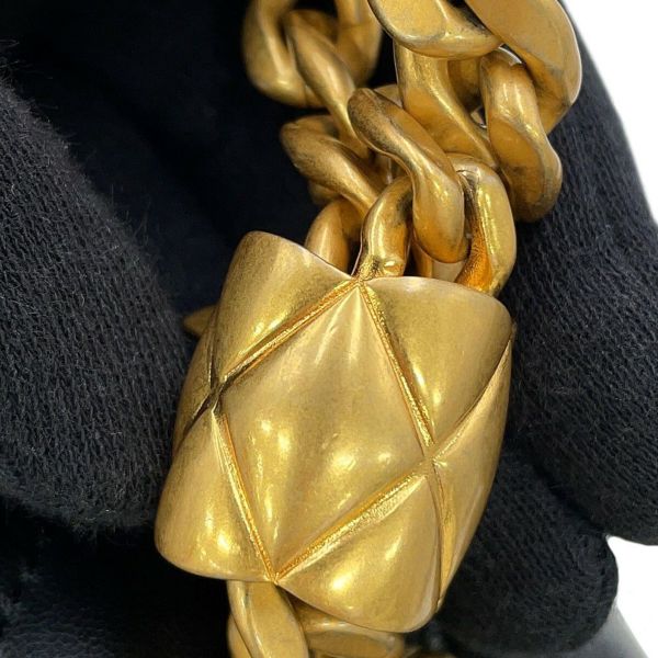 シャネル チェーンショルダーバッグ マトラッセ ココマーク ラムスキン AS3393 CHANEL 黒