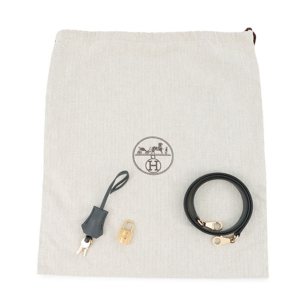 エルメス ボリード1923 25 ヴェルソ グリミスティ/ブラック/シャンパンゴールド金具 エバーカラー W刻印 2wayショルダー