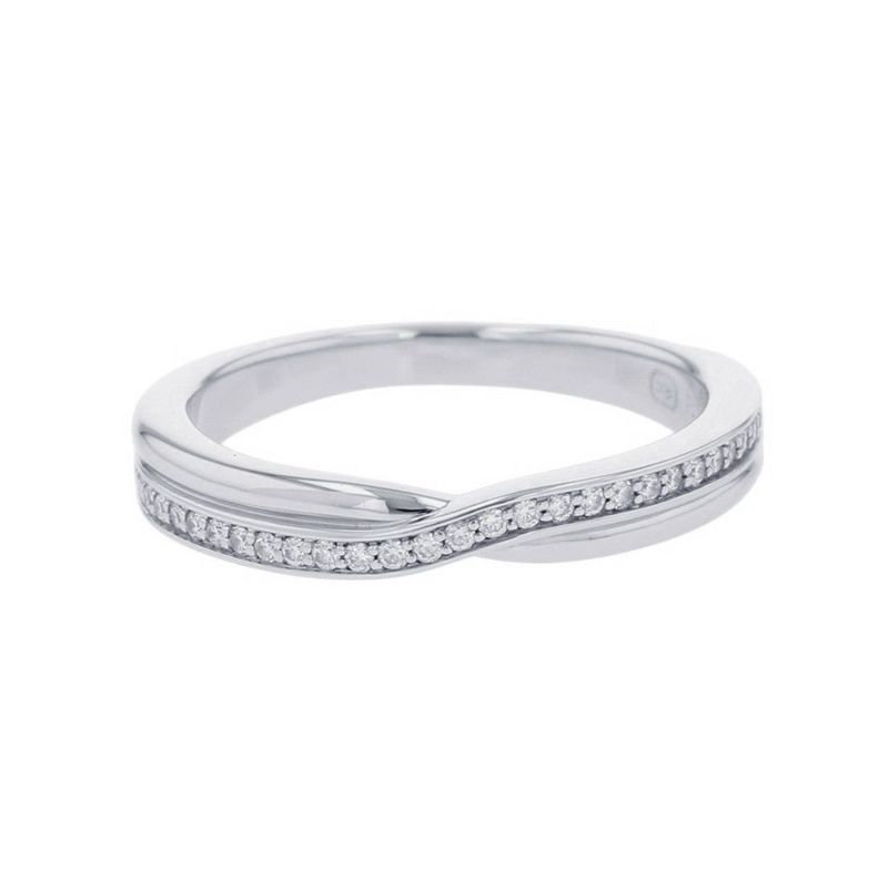 ハリーウィンストン リング トリスト・ワンロウ・バンドリング ダイヤ29P 計0.12ct PT950 サイズ約13号 WBDPRD1RTST-065