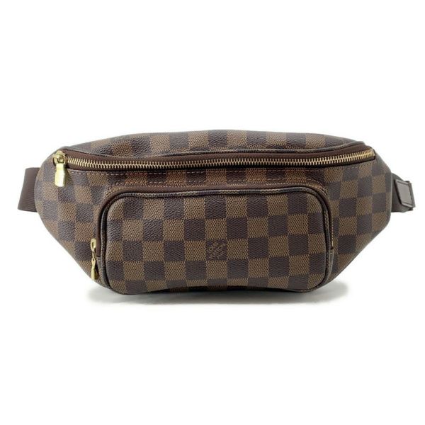 ルイヴィトン ボディバッグ ダミエ・エベヌ バムバッグ・メルヴィール N51172 LOUIS VUITTON ウエストバッグ