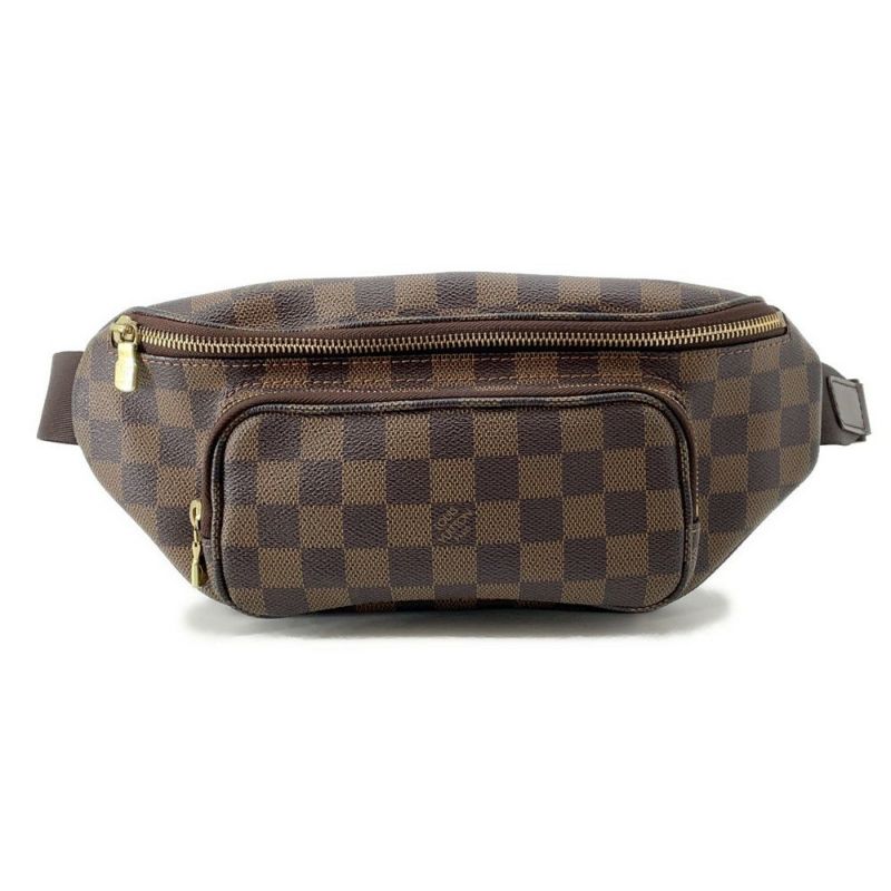 ルイヴィトン ボディバッグ ダミエ・エベヌ バムバッグ・メルヴィール N51172 LOUIS VUITTON ウエストバッグ