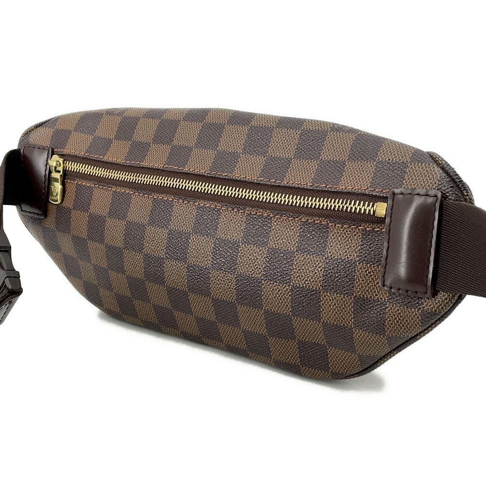 ルイヴィトン ボディバッグ ダミエ・エベヌ バムバッグ・メルヴィール N51172 LOUIS VUITTON ウエストバッグ
