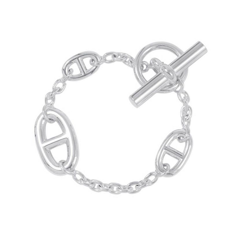 エルメス ブレスレット シェーヌダンクル ファランドール SV925シルバー サイズXS HERMES ジュエリー