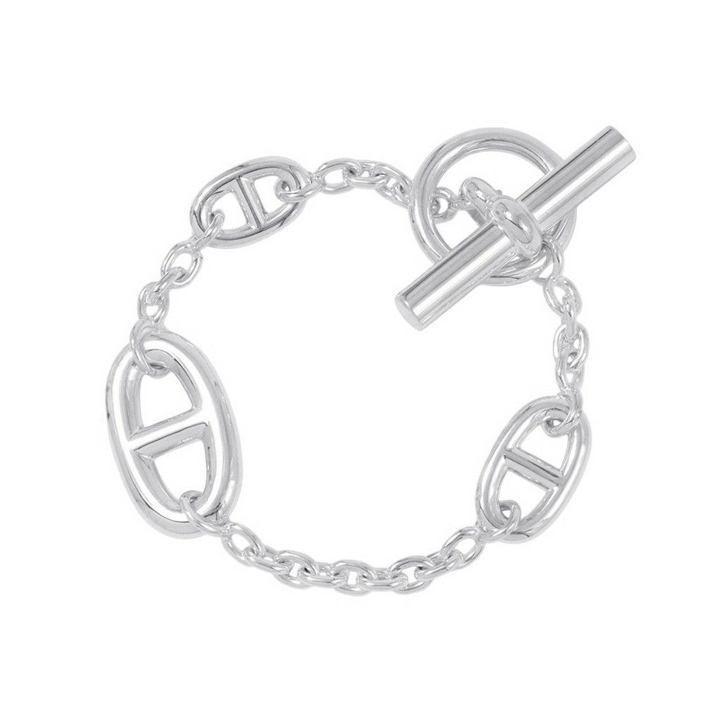 エルメス ブレスレット シェーヌダンクル ファランドール SV925シルバー サイズXS HERMES ジュエリー