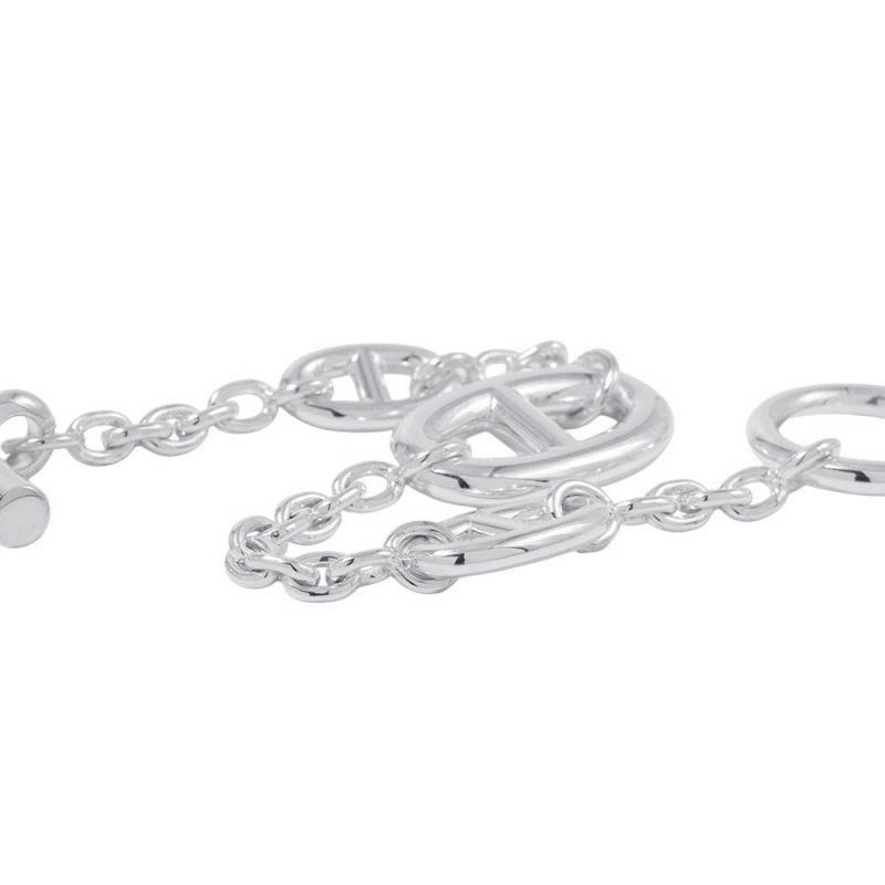 エルメス ブレスレット シェーヌダンクル ファランドール SV925シルバー サイズXS HERMES ジュエリー