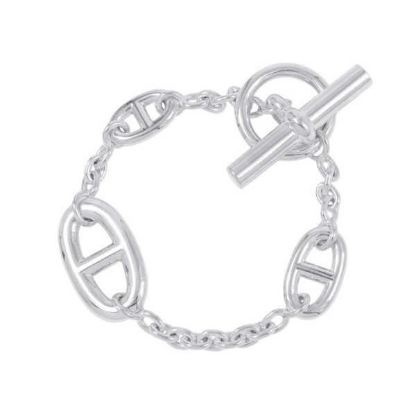 エルメス ブレスレット シェーヌダンクル ファランドール SV925シルバー サイズXS HERMES ジュエリー