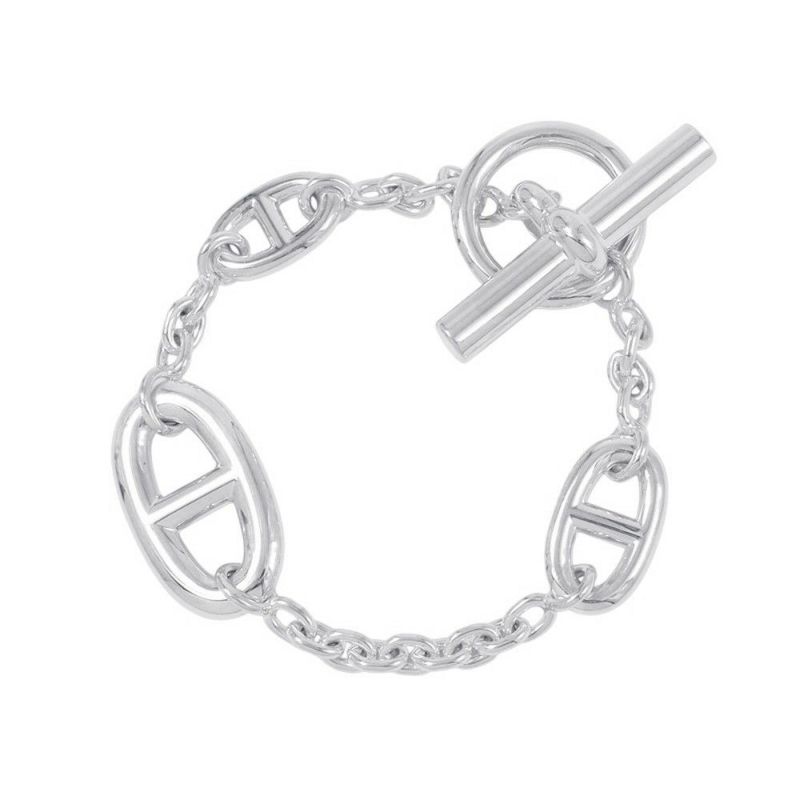 エルメス ブレスレット シェーヌダンクル ファランドール SV925シルバー サイズXS HERMES ジュエリー