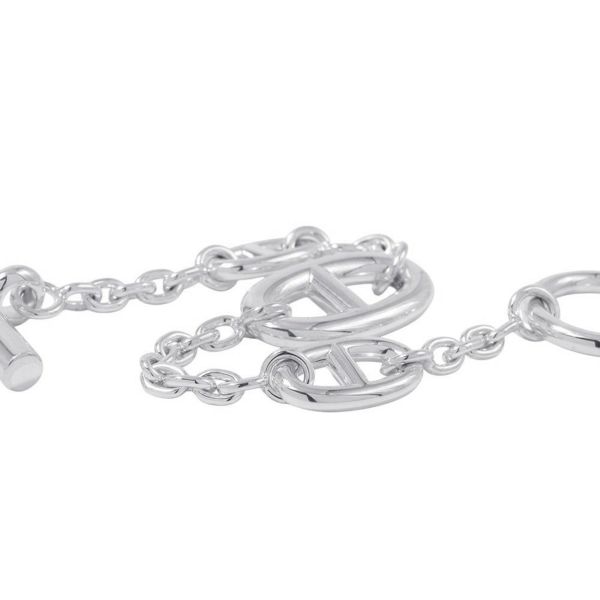 エルメス ブレスレット シェーヌダンクル ファランドール SV925シルバー サイズXS HERMES ジュエリー