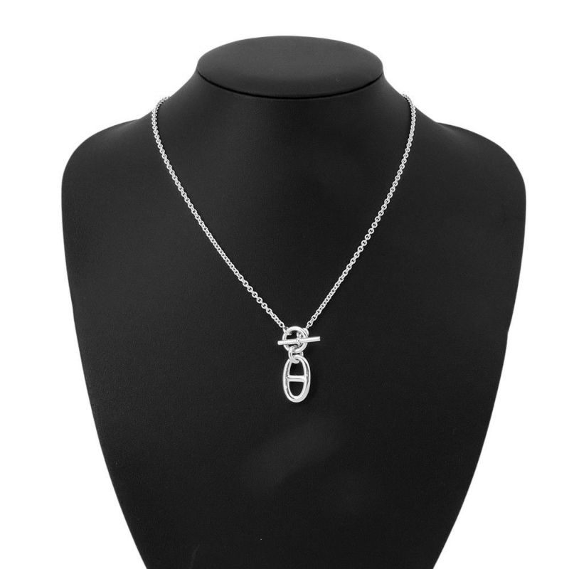 エルメス ネックレス シェーヌダンクル アミュレット SV925シルバー PM HERMES ジュエリー