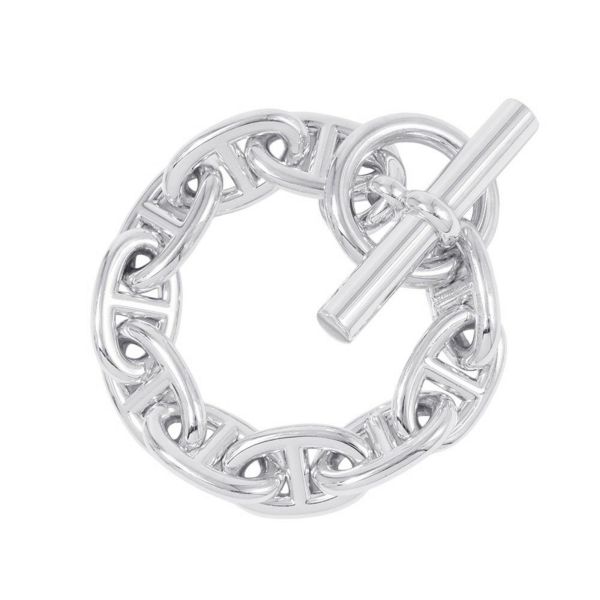 エルメス ブレスレット シェーヌダンクルTGM 10コマ SV925シルバー HERMES ジュエリー