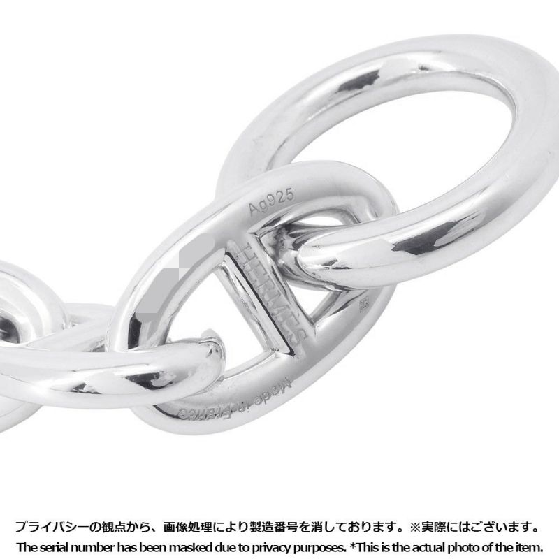 エルメス ブレスレット シェーヌダンクルTGM 10コマ SV925シルバー HERMES ジュエリー