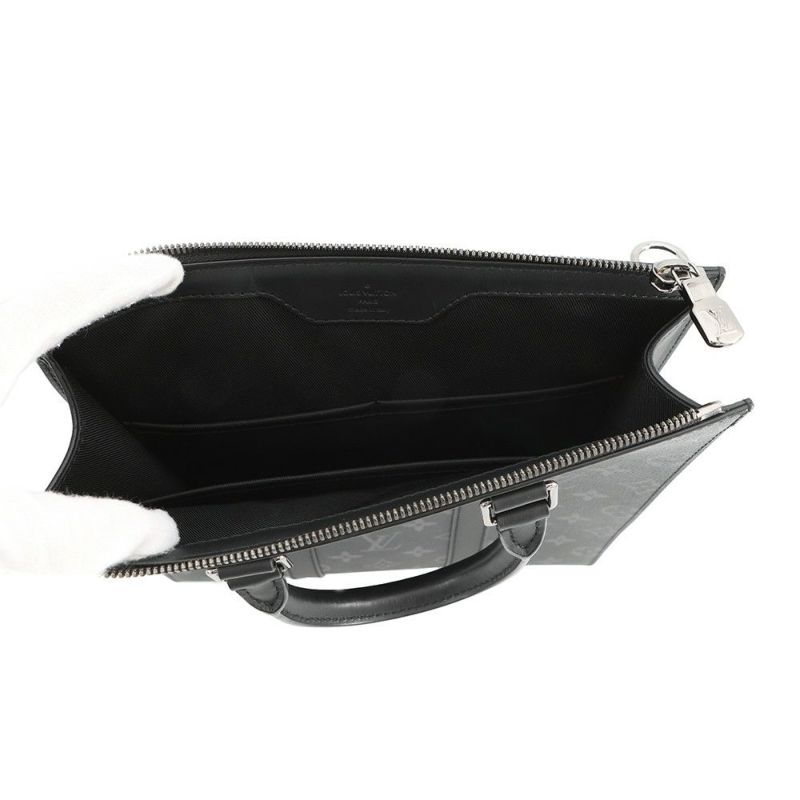 ルイヴィトン ハンドバッグ モノグラム・エクリプス サックプラ・クロス M46456 2way ブラック 黒 ショルダーバッグ