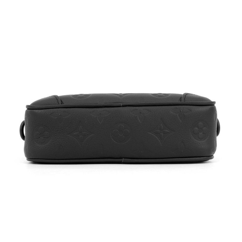 ルイヴィトン 長財布 モノグラム・シャドウ トロカデロ･ウェアラブル ウォレット M26737 ショルダーバッグ 黒 ブラック メンズ