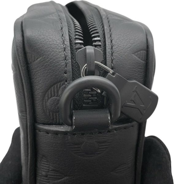 ルイヴィトン 長財布 モノグラム・シャドウ トロカデロ･ウェアラブル ウォレット M26737 ショルダーバッグ 黒 ブラック メンズ