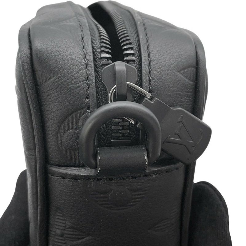 ルイヴィトン 長財布 モノグラム・シャドウ トロカデロ･ウェアラブル ウォレット M26737 ショルダーバッグ 黒 ブラック メンズ