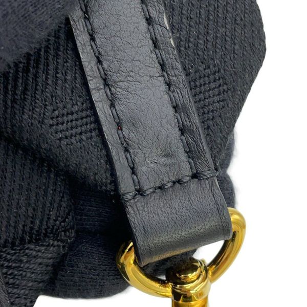 ルイヴィトン ショルダーバッグ モノグラム・パターン ラムスキン クッサンPM M57790 LOUIS VUITTON 3way ブラック 黒