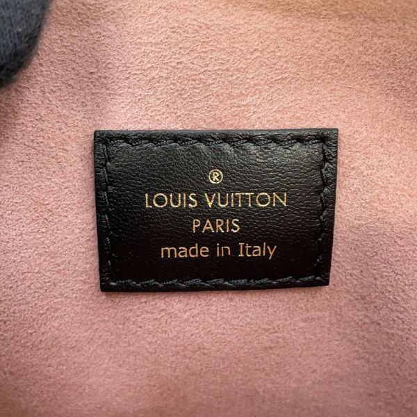 ルイヴィトン ショルダーバッグ モノグラム・パターン ラムスキン クッサンPM M57790 LOUIS VUITTON 3way ブラック 黒