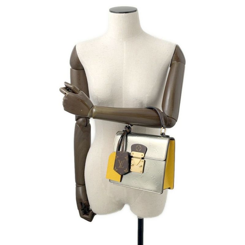 ルイヴィトン ハンドバッグ モノグラム・ヴェルニ スプリング ストリートPM M90376 LOUIS VUITTON 2way