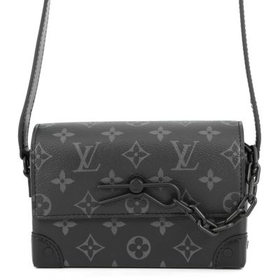 美品✨　ルイヴィトン モノグラム エクリプス LVロゴ　ブラック LOUIS VUITTON（ルイ・ヴィトン） 長財布 レディース モノグラム