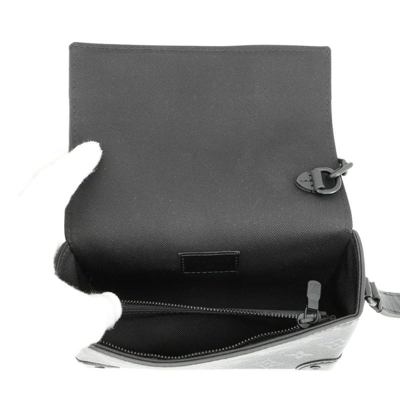 ルイヴィトン ショルダーバッグ モノグラム・エクリプス スティーマー・ウェアラブル ウォレット M81783 黒 ブラック