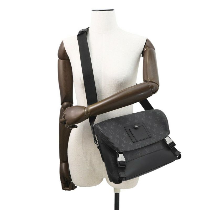 ルイヴィトン ショルダーバッグ モノグラム・エクリプス メッセンジャー・ヴォワヤージュ PM M40511 ヴィトン バッグ メンズ 黒 ブラック