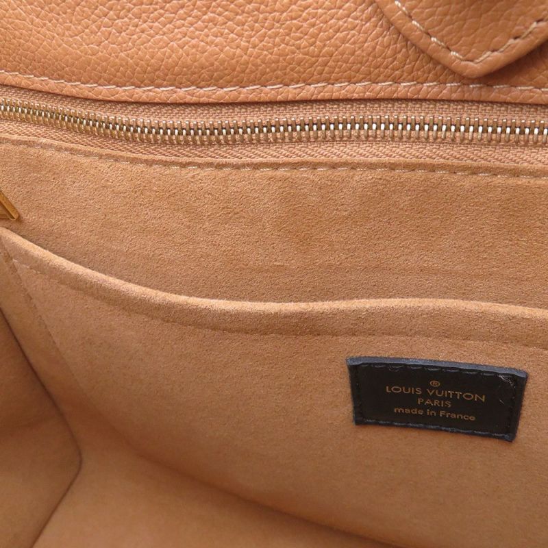 ルイヴィトン ハンドバッグ モノグラム/カーフレザー オンマイサイドMM M53823 LOUIS VUITTON ヴィトン バッグ 黒 ブラック