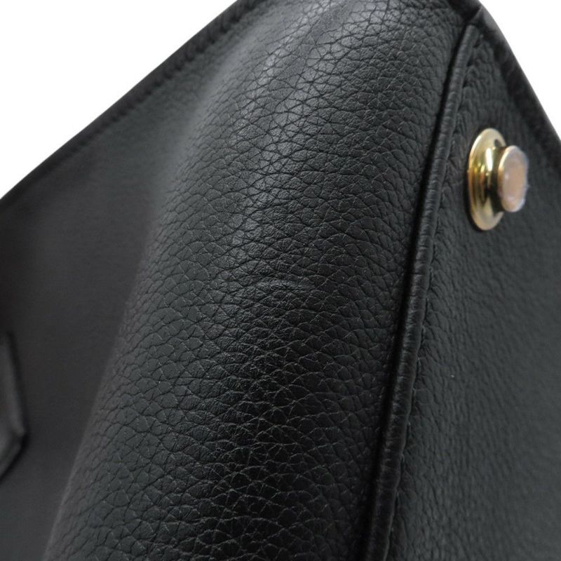 ルイヴィトン ハンドバッグ モノグラム/カーフレザー オンマイサイドMM M53823 LOUIS VUITTON ヴィトン バッグ 黒 ブラック