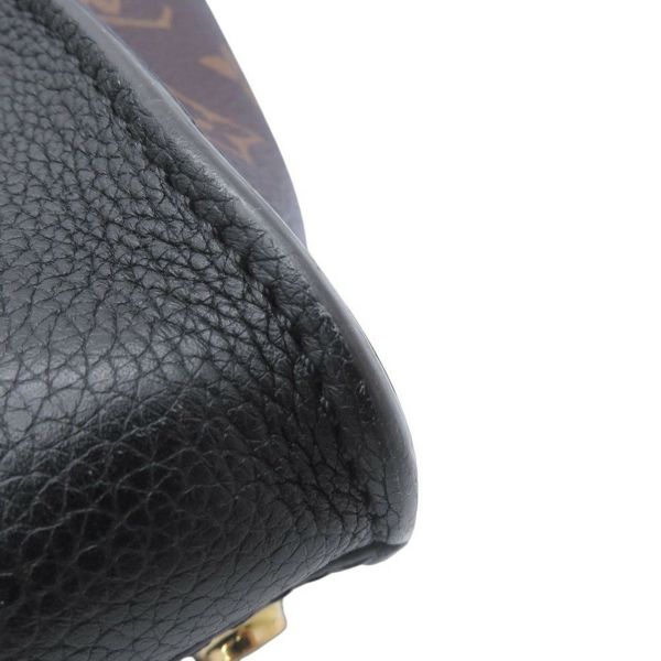 ルイヴィトン ハンドバッグ モノグラム/カーフレザー オンマイサイドMM M53823 LOUIS VUITTON ヴィトン バッグ 黒 ブラック