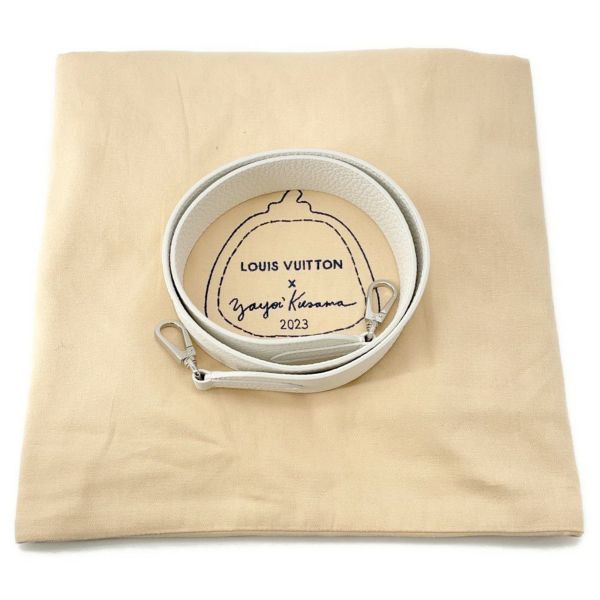 ルイヴィトン ハンドバッグ LV × YKカプシーヌMM M21726 LOUIS VUITTON 2wayショルダーバッグ 草間彌生 白