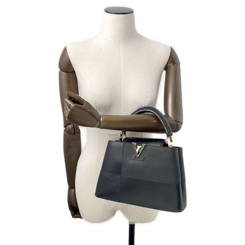 ルイヴィトン ハンドバッグ エナメル/レザー カプシーヌBB M59269 LOUIS VUITTON 2wayショルダーバッグ