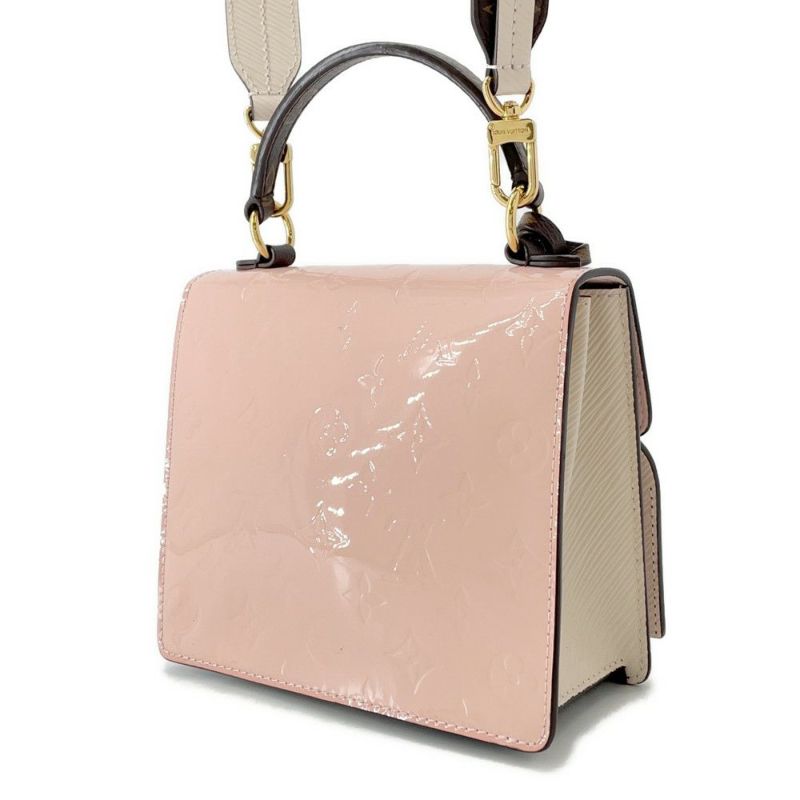 ルイヴィトン ハンドバッグ モノグラム・ヴェルニ スプリング・ストリート PM M90468 ヴィトン  2way ショルダーバッグ