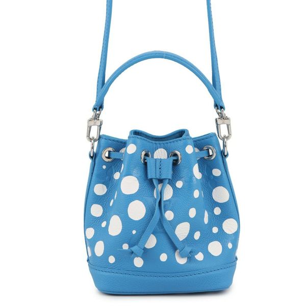 ルイヴィトン ハンドバッグ モノグラム・アンプラント/インフィニティ・ドット LV×YK ナノ・ノエ M81985 2way  草間彌生 コラボ