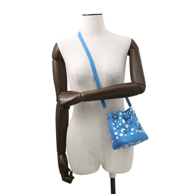 ルイヴィトン ハンドバッグ モノグラム・アンプラント/インフィニティ・ドット LV×YK ナノ・ノエ M81985 2way  草間彌生 コラボ