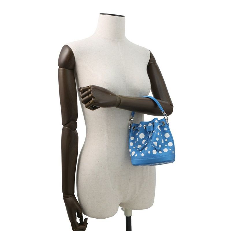 ルイヴィトン ハンドバッグ モノグラム・アンプラント/インフィニティ・ドット LV×YK ナノ・ノエ M81985 2way  草間彌生 コラボ