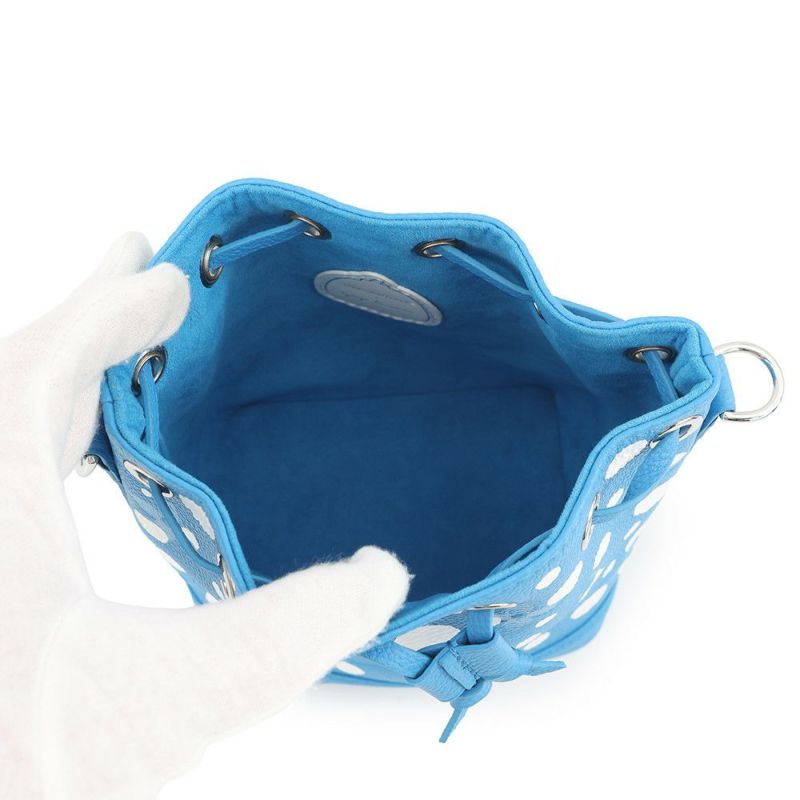 ルイヴィトン ハンドバッグ モノグラム・アンプラント/インフィニティ・ドット LV×YK ナノ・ノエ M81985 2way  草間彌生 コラボ