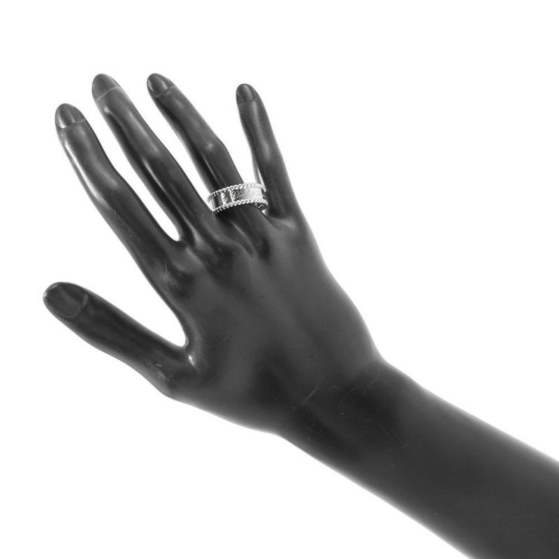 ヴァンクリーフ&アーペル リング ペルレ シニアチュール リング K18WGホワイトゴールド サイズ56 VCARN32300/VCARN32356 指輪