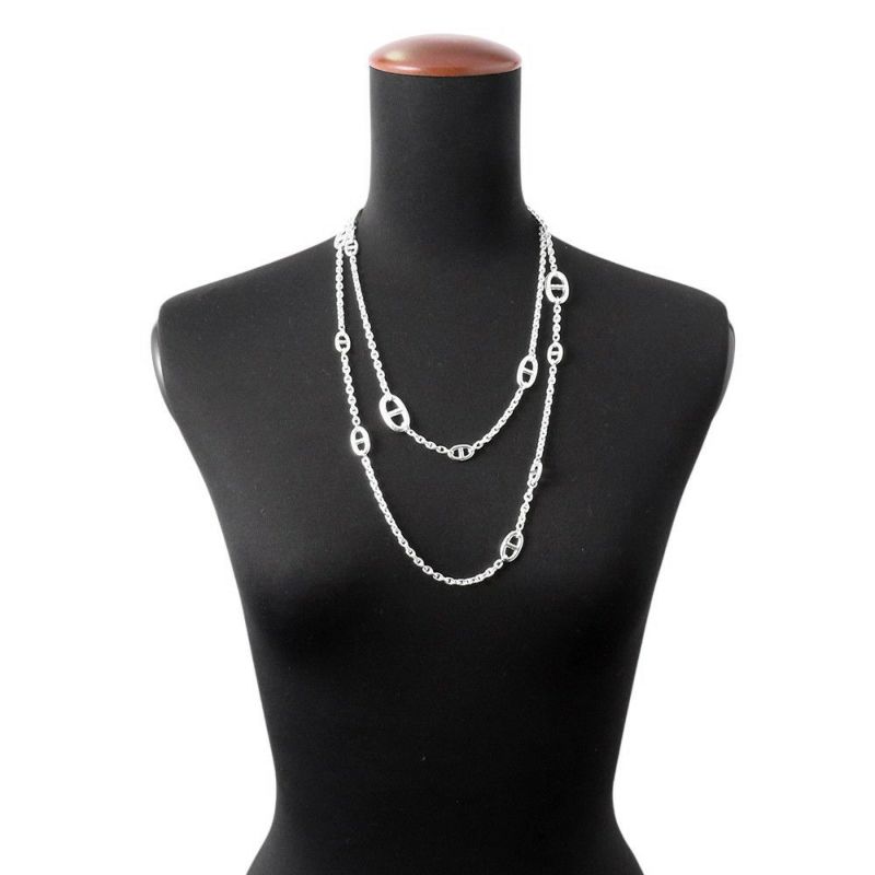 エルメス ネックレス シェーヌダンクル ファランドール サイズ120 SV925シルバー HERMES ジュエリー