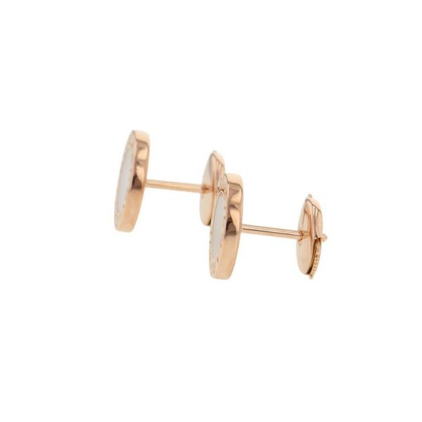 ブルガリ ピアス ブルガリ・ブルガリ イヤリング ホワイトシェル K18PGピンクゴールド OR856236 BVLGARI